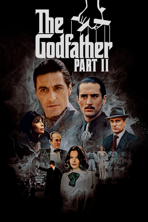 Step into the Corleone Legacy: The Godfather Part II (1974) Premium Wall Art - Premium Movie Poster