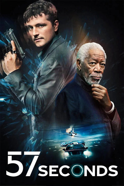 Step into the Future with 57 Seconds (2023) Wall Art - Premium Movie Poster
