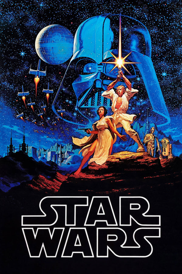 Step Into the Galaxy Far, Far Away with Star Wars (1977) Wall Poster - Premium Movie Poster