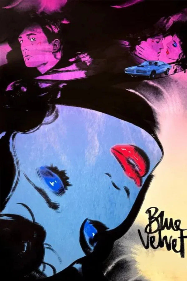 Step into the Lyrical Shadows of Blue Velvet (1986) – Premium Wall Art - Premium Movie Poster