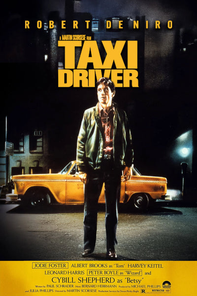 Step into the Neon Noir of Taxi Driver (1976) – Limited Edition Wall Art - Premium Movie Poster