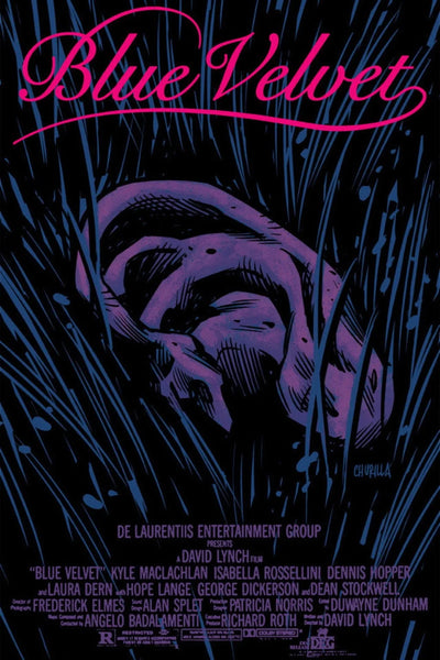 Step Into the Noir World of Blue Velvet (1986) - Premium Movie Poster