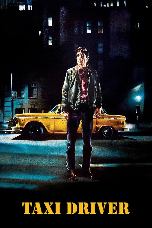 Step into the Noir World of Taxi Driver (1976) - Premium Movie Poster