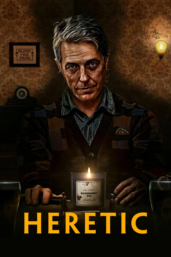 Step Into the Shadows of Heretic (2024) - Premium Movie Poster