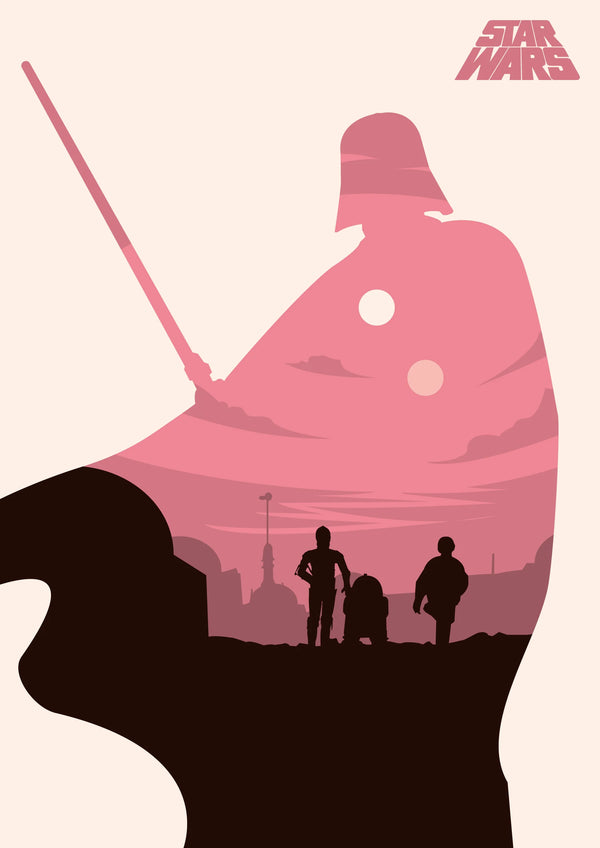 Step into the Universe of Star Wars (1977) - Premium Movie Poster