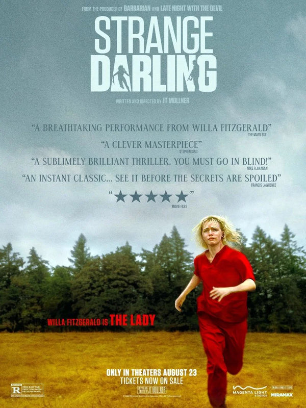 Strange Darling Movie Poster | Official Film Art & Design Movie Poster | Film Wall Art Print