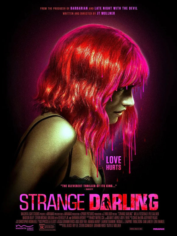 Strange Darling Movie Poster - Thriller Film Art Movie Poster | Film Wall Art Print