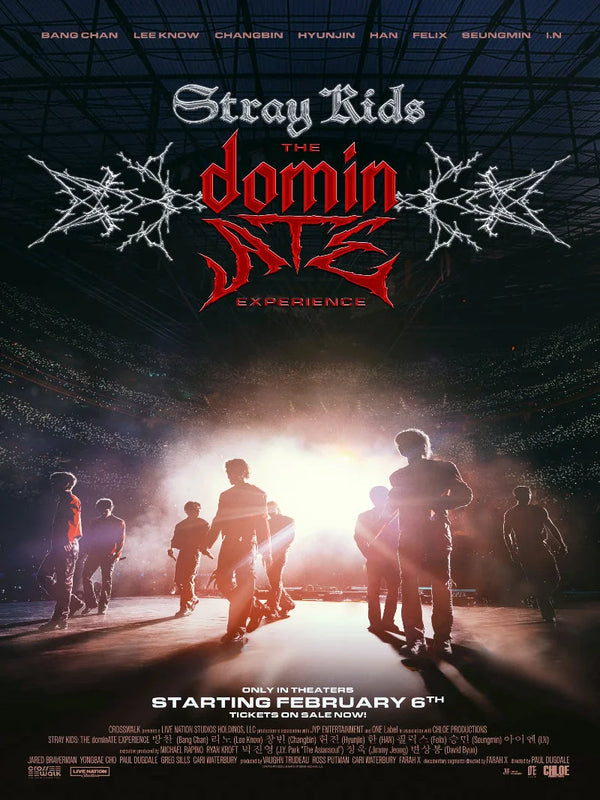 Stray Kids The Dominate Experience Movie Poster | Official K-Pop Concert Film Movie Poster | Film Wall Art Print
