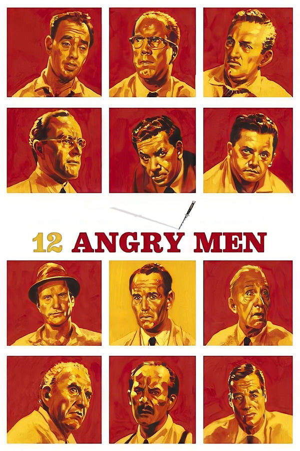 Stunning 12 Angry Men (1957) Wall Art – 9.0/10 Classic - Premium Movie Poster