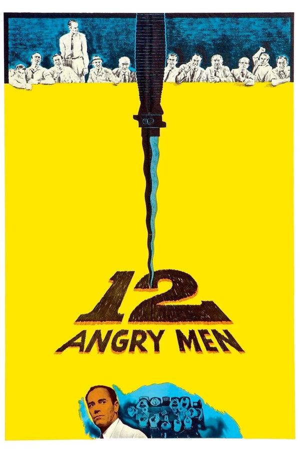 Stunning '12 Angry Men (1957)' Wall Art – Crime Drama - Premium Movie Poster