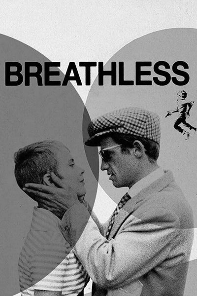 Stunning 1960s Crime Poster: Breathless (1960) Wall Art - Premium Movie Poster