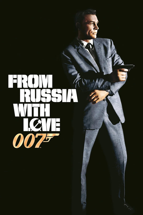 Stunning 1963 Bond Thriller Poster: From Russia with Love - Premium Movie Poster