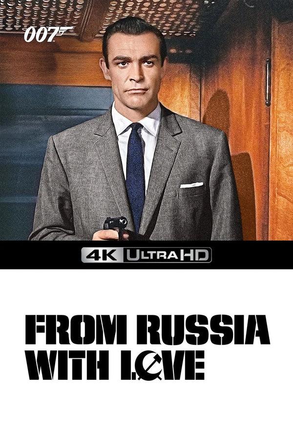 Stunning 1963 Poster: From Russia with Love – Iconic Spy Thriller Art - Premium Movie Poster