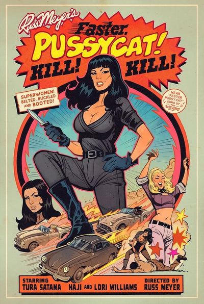 Stunning 1965 Cult Classic 'Faster, Pussycat! Kill! Kill!' Wall Art - Premium Movie Poster