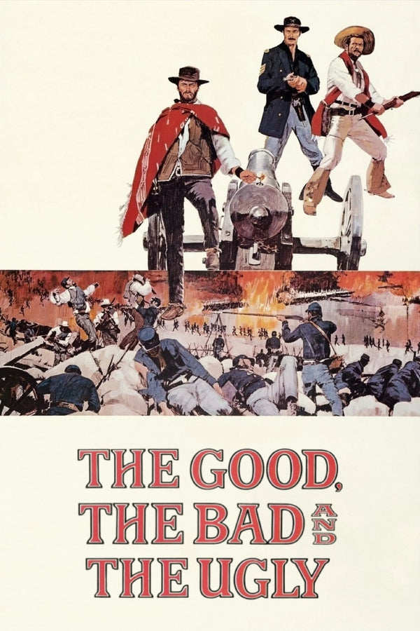 Stunning 1966 Western Wall Art: The Good, the Bad and the Ugly - Premium Movie Poster