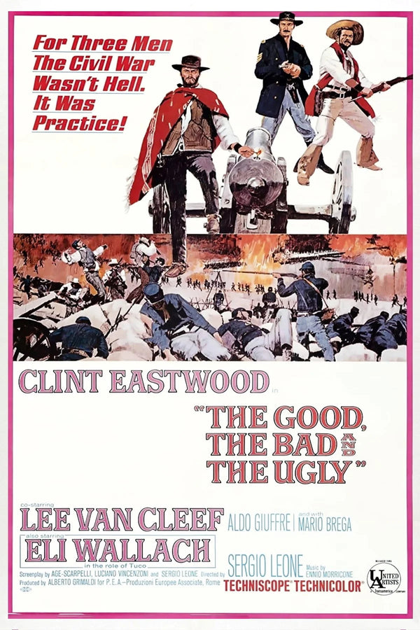 Stunning 1966 Western Wall Art: The Good, the Bad... - Premium Movie Poster
