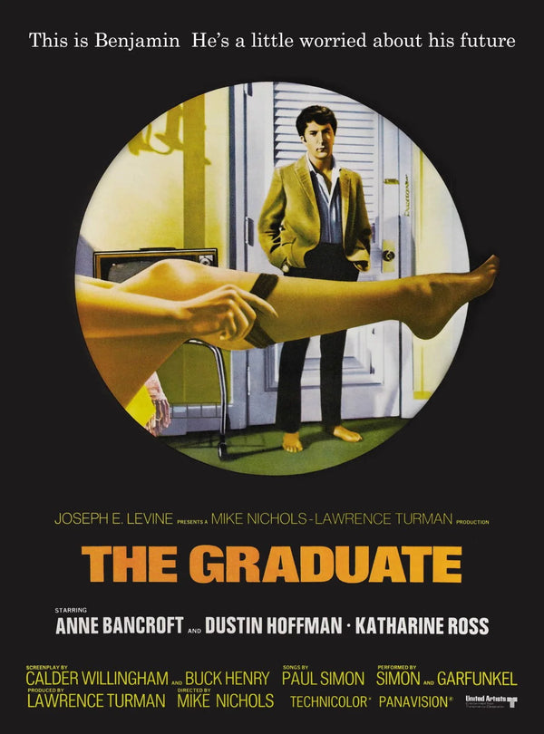 Stunning 1967 Poster: The Graduate – Timeless Drama Art - Premium Movie Poster