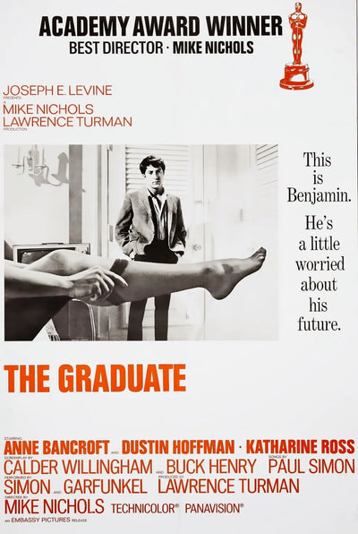 Stunning 1967 The Graduate Poster – Timeless Wall Art - Premium Movie Poster