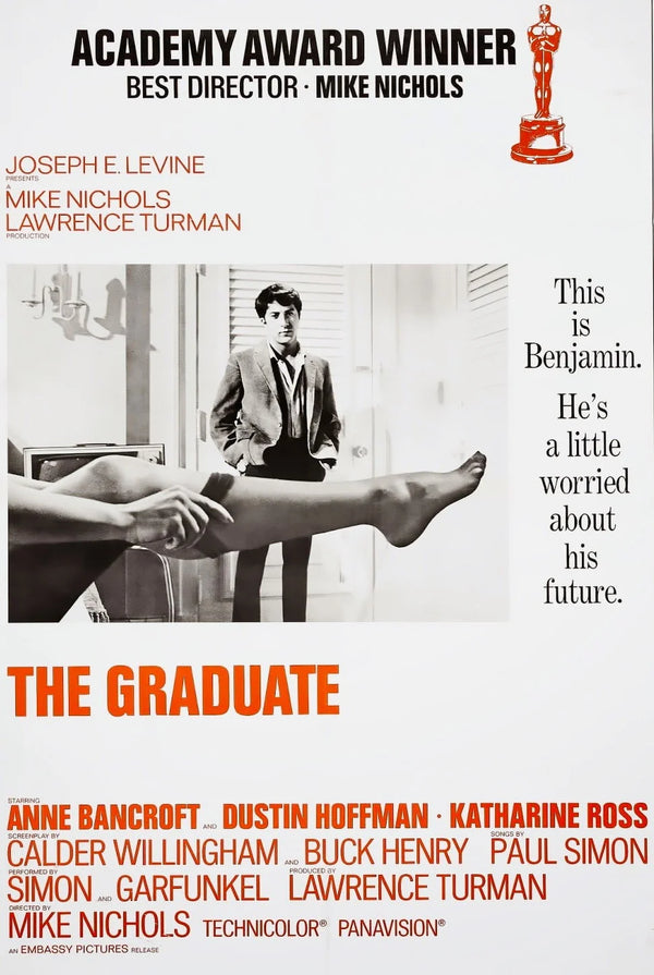 Stunning 1967 The Graduate Poster – Timeless Wall Art - Premium Movie Poster