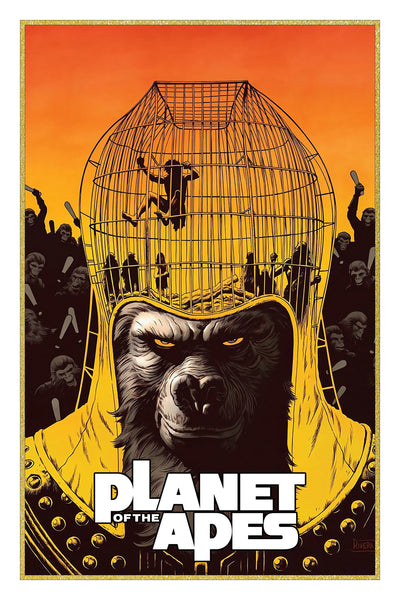 Stunning 1968 Planet of the Apes Wall Art - Premium Movie Poster