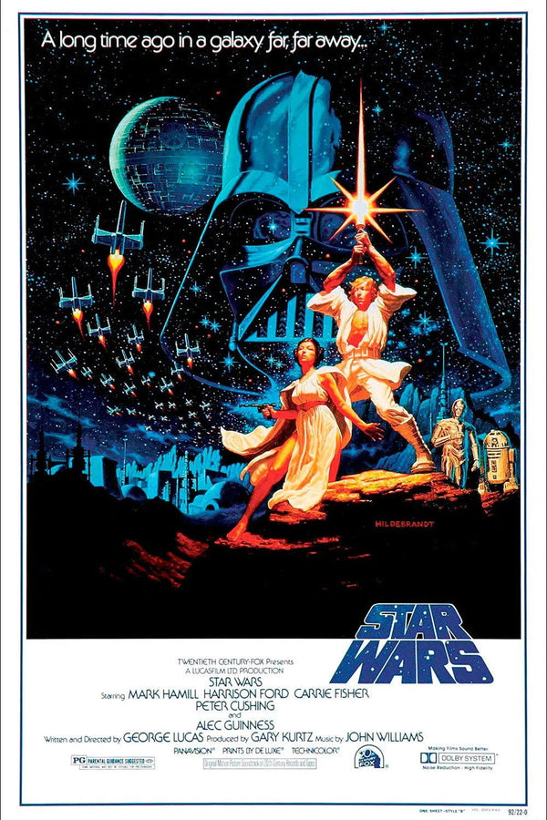 Stunning 1977 Star Wars Wall Art – Own the Galaxy’s Iconic Adventure! - Premium Movie Poster