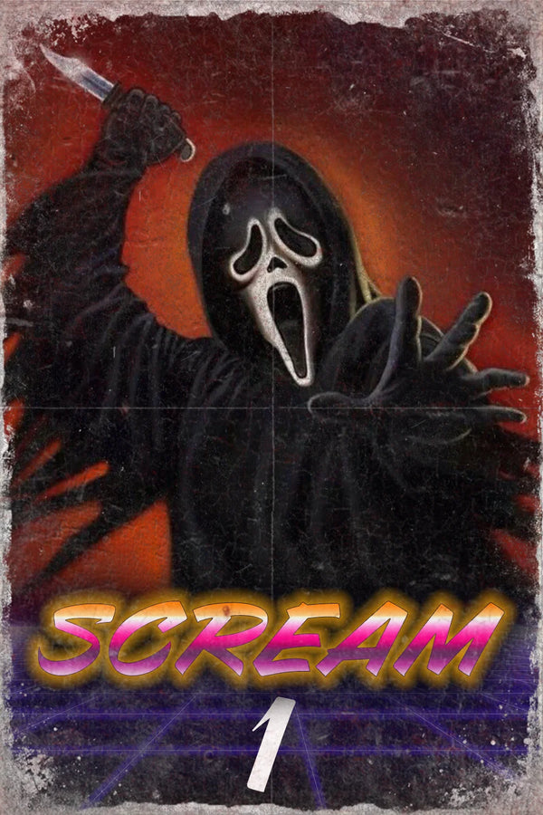 Stunning 1996 Scream Poster – Iconic Horror Art - Premium Movie Poster