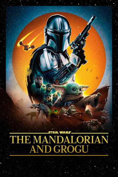 Stunning 2026 Poster: Mandalorian & Grogu's Galactic Quest - Premium Movie Poster