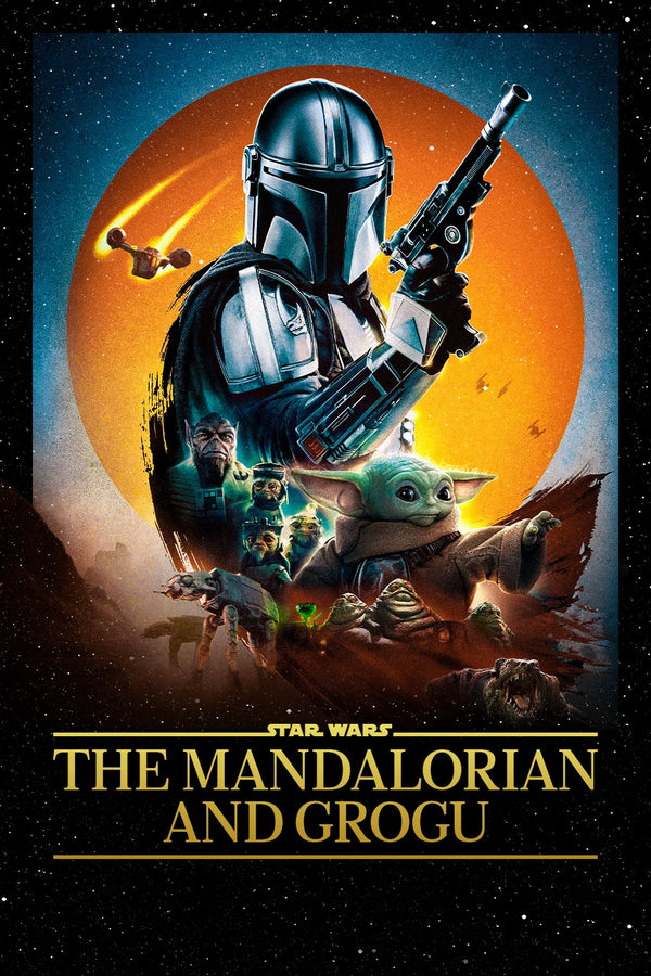 Stunning 2026 Poster: Mandalorian & Grogu's Galactic Quest - Premium Movie Poster