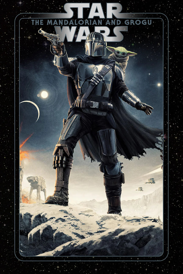 Stunning 2026 Poster: The Mandalorian & Grogu's Adventure - Premium Movie Poster