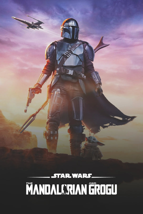 Stunning 2026 Poster: The Mandalorian & Grogu's Epic Journey - Premium Movie Poster
