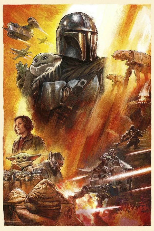 Stunning 2026 Wall Art: The Mandalorian & Grogu - Premium Movie Poster