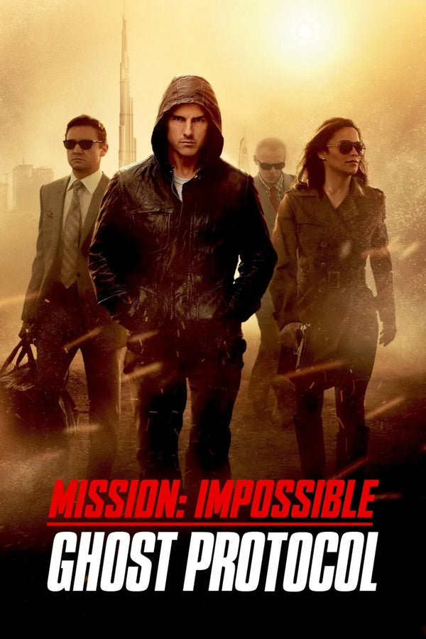 Stunning Action Art: Ghost Protocol (2011) Wall Print - Premium Movie Poster