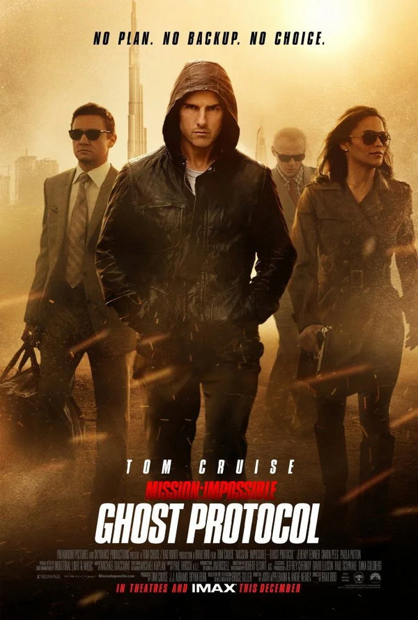 Stunning Action Poster: Mission: Impossible - Ghost Protocol (2011) - Premium Movie Poster