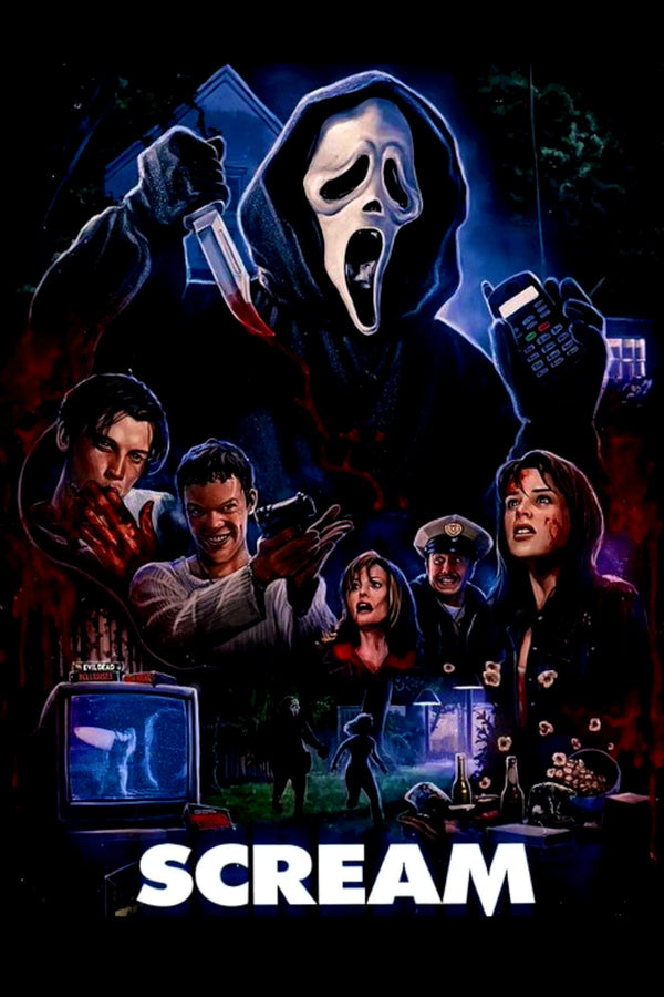 Stunning Chills: Scream (1996) Horror Poster - Premium Movie Poster