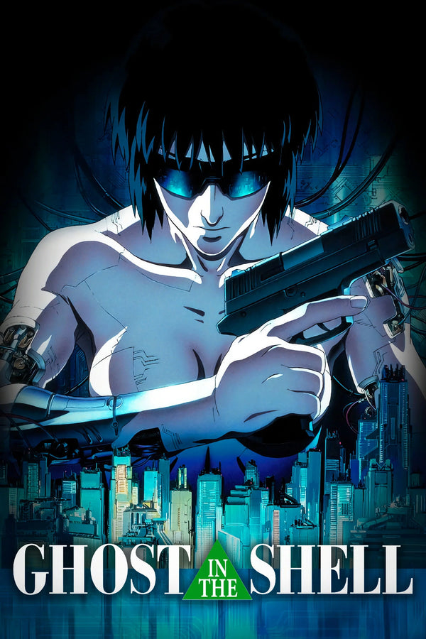 Stunning Cyberpunk Ghost in the Shell (1995) Wall Art - Premium Movie Poster