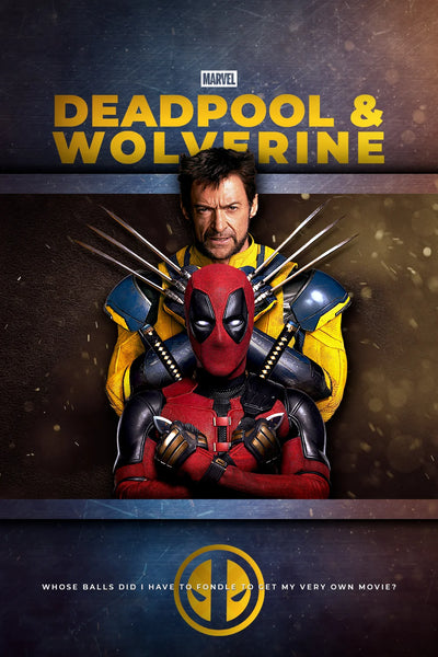 Stunning Deadpool & Wolverine (2024) Wall Art – Action Packed! - Premium Movie Poster
