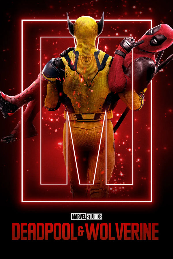 Stunning Deadpool & Wolverine (2024) Wall Art – Own the Chaos! - Premium Movie Poster
