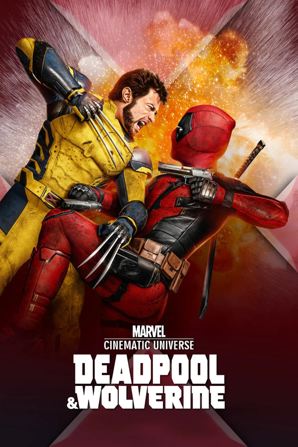 Stunning Deadpool & Wolverine (2024) Wall Art - Premium Movie Poster