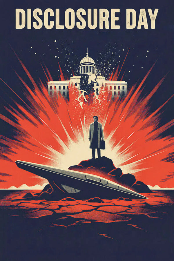 Stunning Disclosure Day (2026) Poster: Action & Mystery Unveiled - Premium Movie Poster