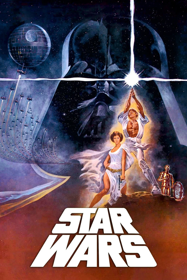 Stunning Galaxy-Spanning Wall Art: Star Wars (1977) - Premium Movie Poster