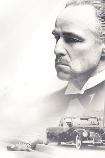 Stunning Godfather (1972) Poster: Iconic Crime Wall Art - Premium Movie Poster