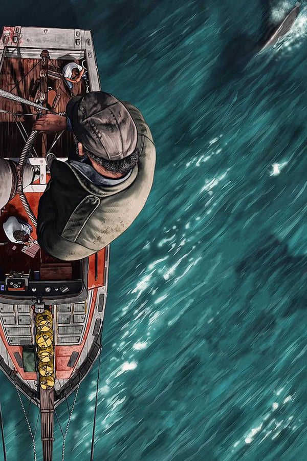 Stunning Jaws (1975) Poster: Iconic Horror Wall Art - Premium Movie Poster
