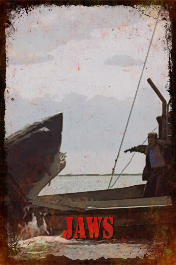 Stunning Jaws (1975) Poster: Own the Iconic Horror Classic - Premium Movie Poster