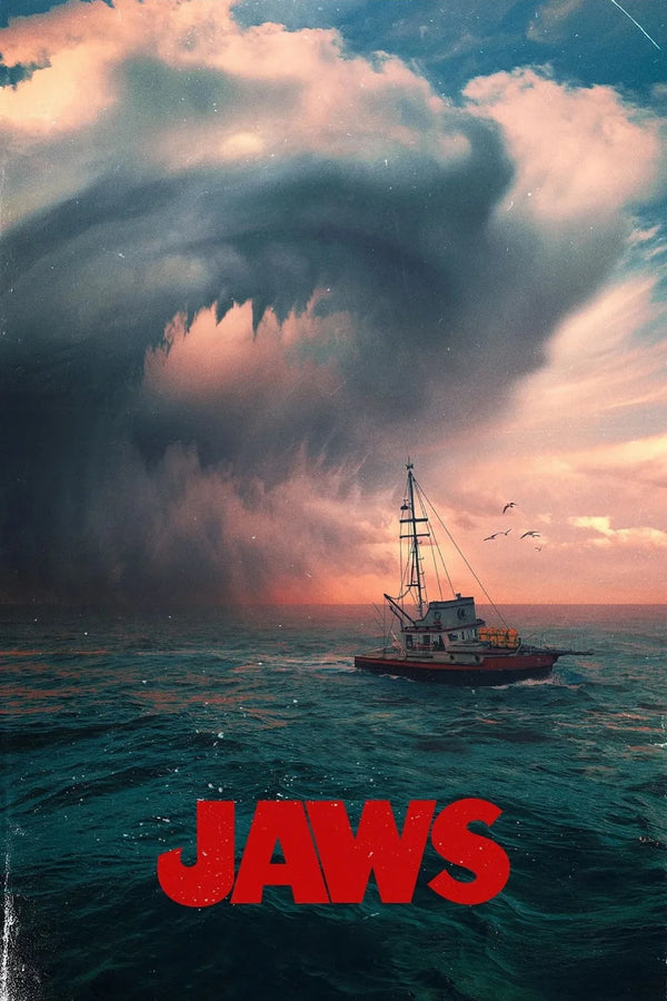 Stunning Jaws (1975) Wall Art – Adventure Meets Horror - Premium Movie Poster