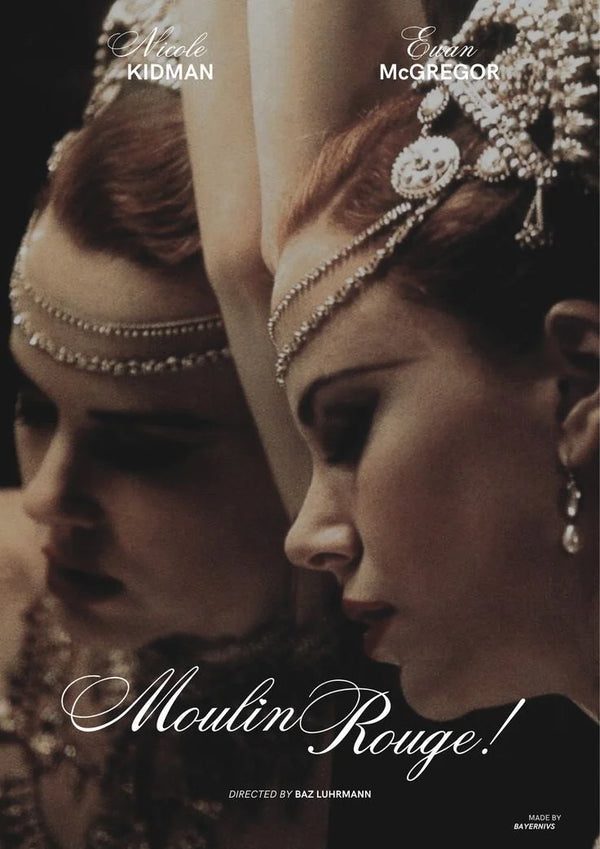 Stunning Moulin Rouge! (2001) Poster – Own the Parisian Magic - Premium Movie Poster