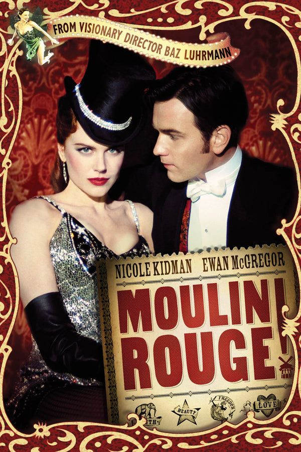 Stunning Moulin Rouge! (2001) Wall Art – 7.5/10 Drama, Musical - Premium Movie Poster