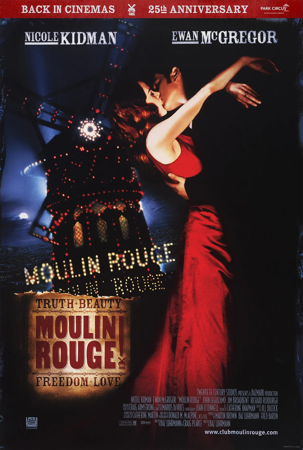 Stunning Moulin Rouge! (2001) Wall Art: Drama, Musical Romance - Premium Movie Poster