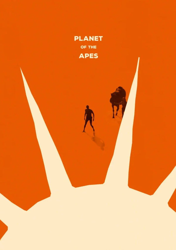 Stunning 'Planet of the Apes' (1968) Wall Art - Premium Movie Poster