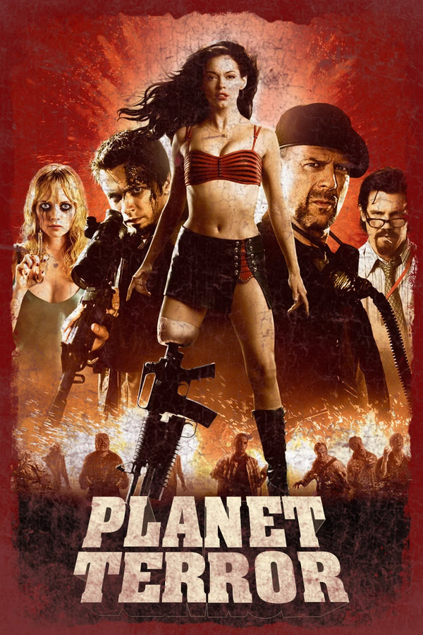 Stunning Planet Terror (2007) Action Horror Poster Art - Premium Movie Poster