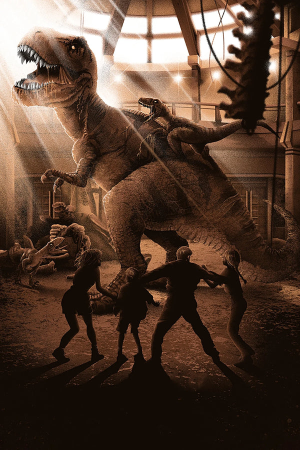 Stunning Prehistoric Poster: Jurassic Park (1993) Wall Decor - Premium Movie Poster
